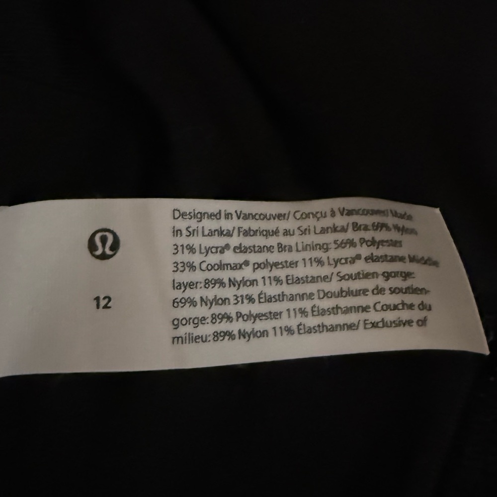Lululemon Athletica Hyper Flow 12 Sports Bra - Picture 4 of 5